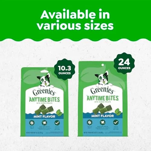 Greenies Dog Treats Mint Flavor 10.3 oz | Chewy, Natural, 13 Calories thumbnail 6