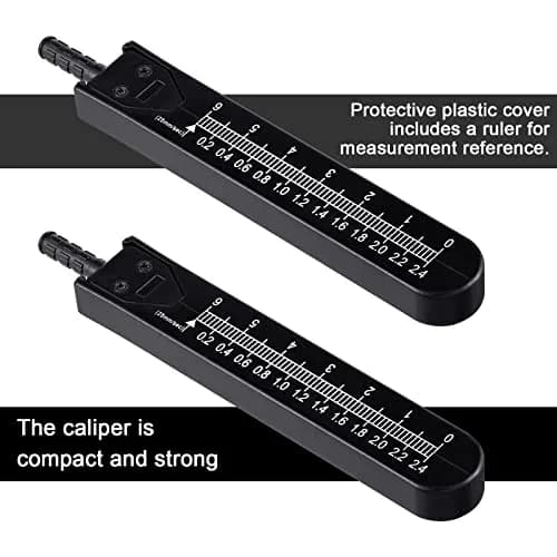 Frienda EKG Calipers Medical Caliper with Ruler, Black (2-Piece Set) | Stainless Steel, 7.05 Inch thumbnail 4