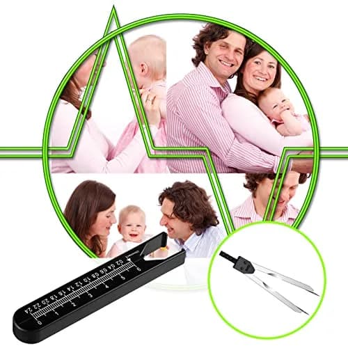 Frienda EKG Calipers Medical Caliper with Ruler, Black (2-Piece Set) | Stainless Steel, 7.05 Inch thumbnail 6