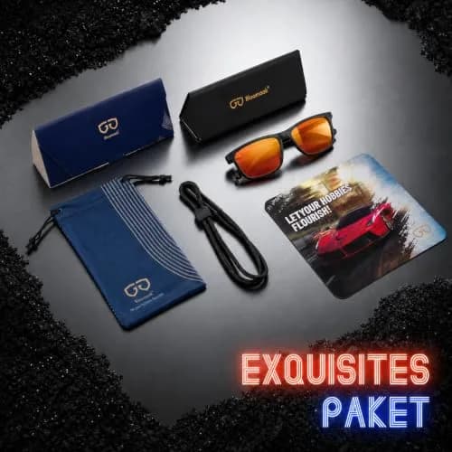 Bloomoak Amber Blue Light Blocking Glasses - Gaming & Sleep Aid - 145mm Arm, 58mm Lens Width | Filters 99% Harmful Blue Light thumbnail 8
