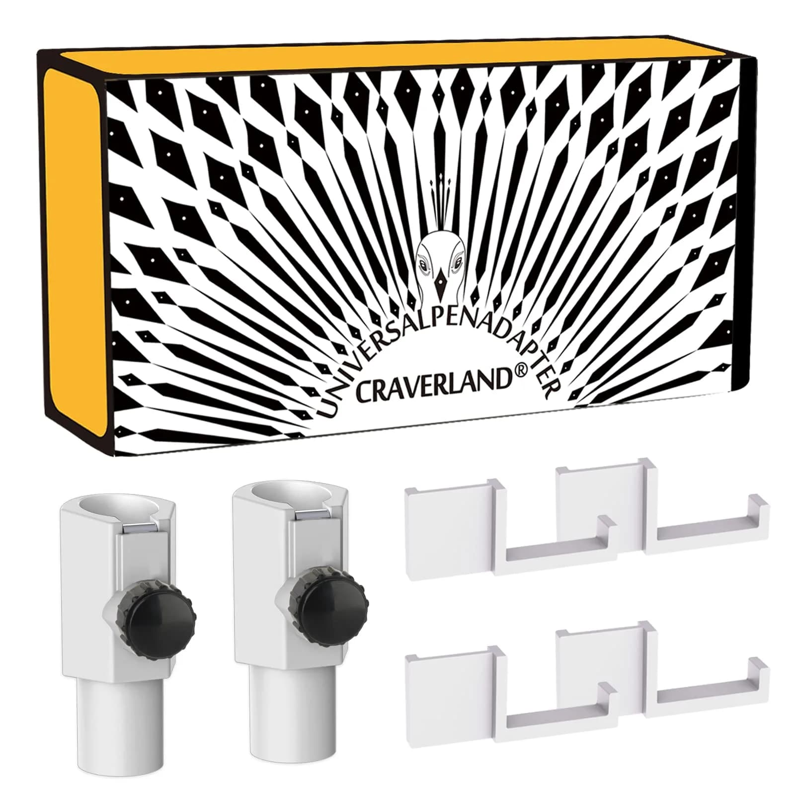 CRAVERLAND Universal Pen Adapter for Cricut Maker 4 3/Explore 4 3/Air 2/Maker/Venture Cutting Machines | Fits Pens <0.5" Diameter