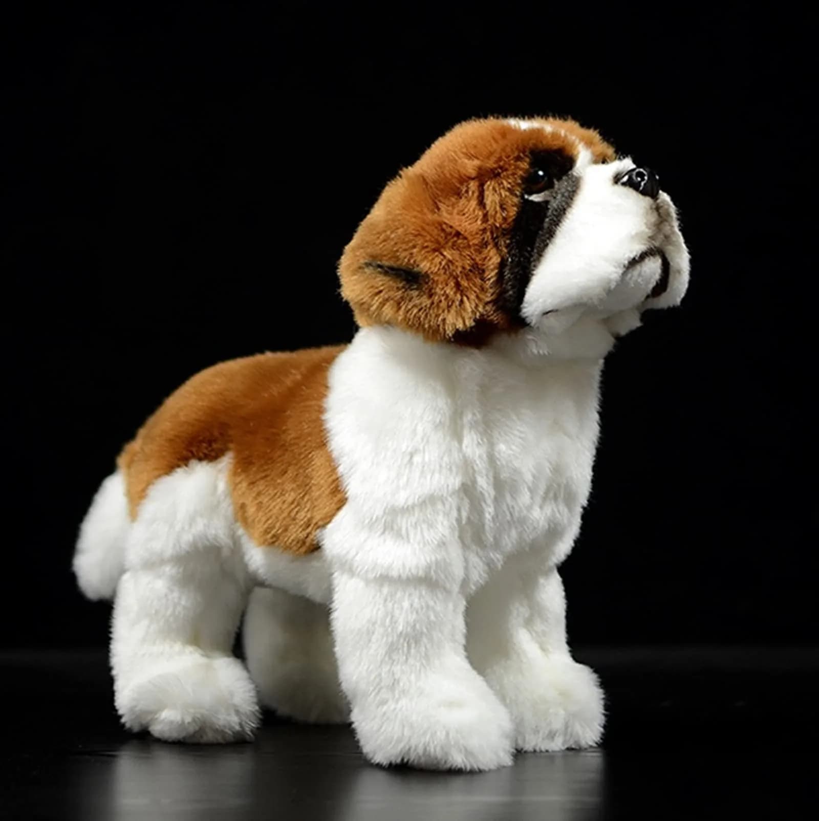 ZHONGXIN MADE Border Collie Realistic Plush Toy 25.4cm (10 inches) | ASTM-Tested Toy Figure — Brown