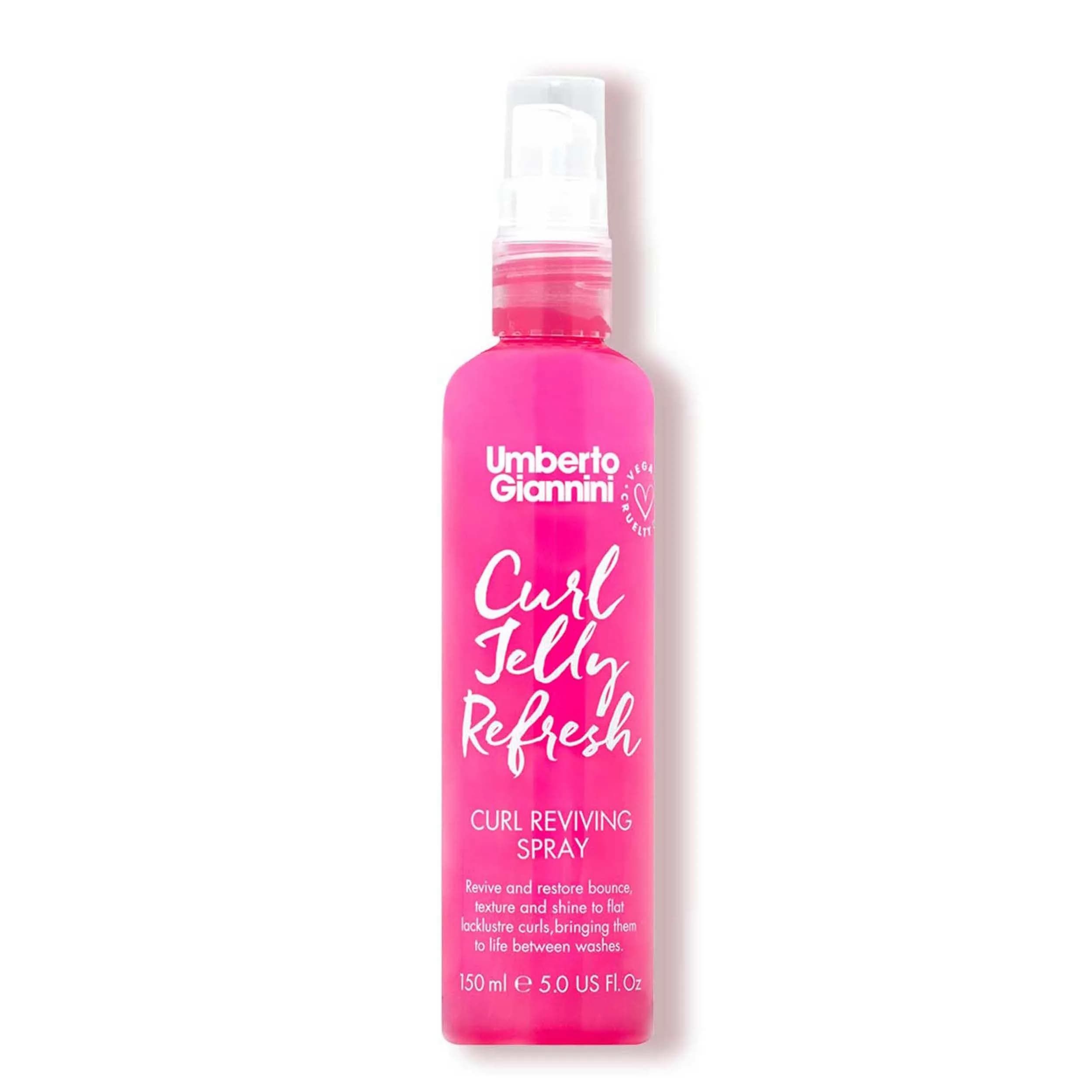 Umberto Giannini Curl Jelly Refresh Spray 148ml (5 fl Oz) | Vegan & Cruelty-Free Curl Refresher — Refresh Spray