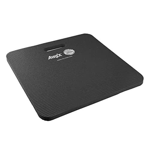 AIREX Premium Seat and Knee Cushion 16" x 16" Charcoal | Versatile Support for Yoga, Gardening & More thumbnail 1