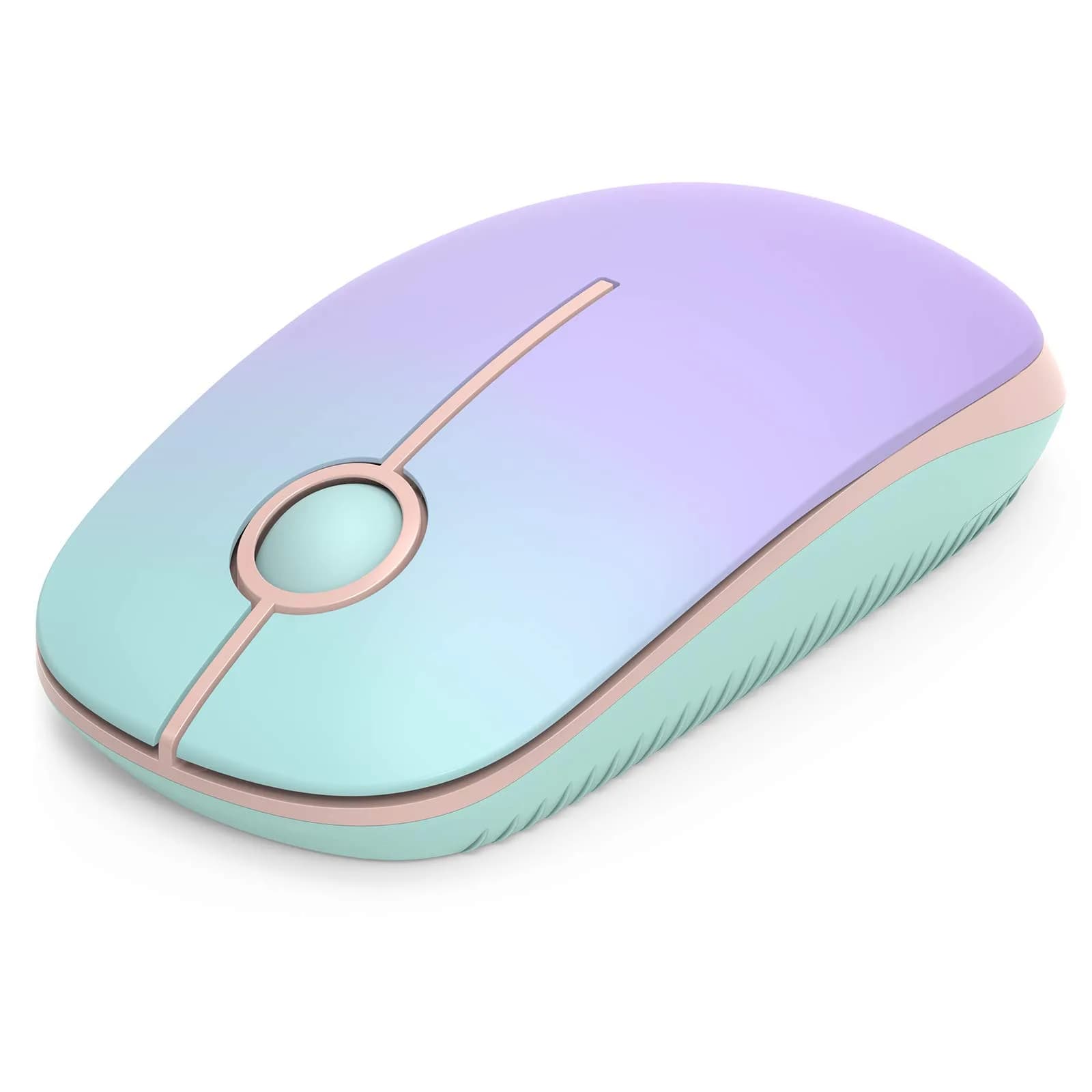 Unipows Wireless Mouse-2.4G Slim Portable Computer Mouse with Nano Receiver | 15.99 USD | 5M Clicks | Gradient Pink-Purple - main product image