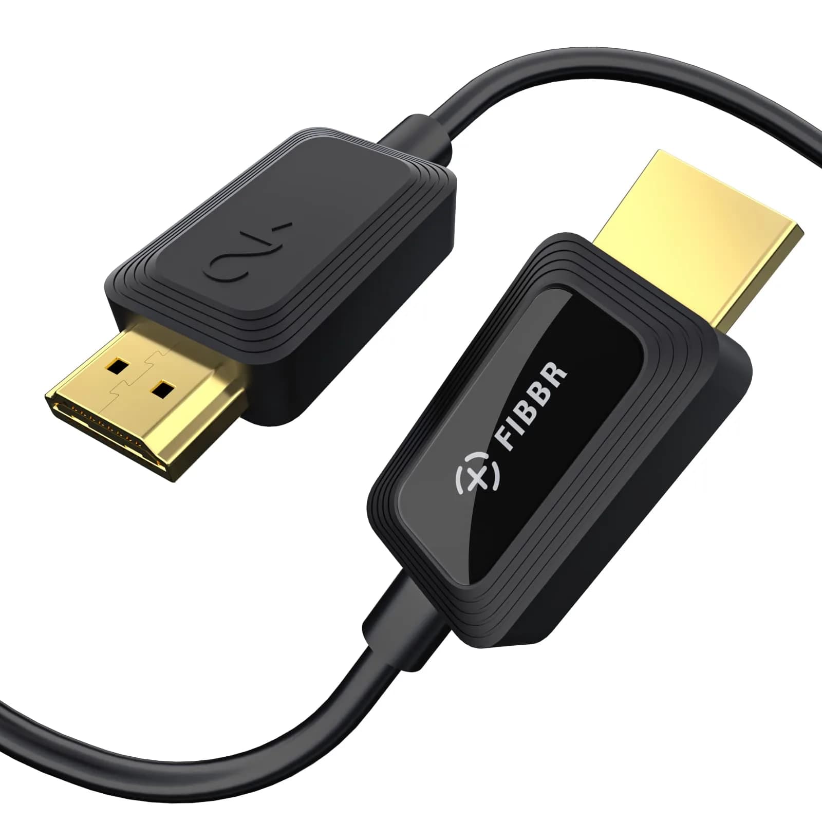 FIBBR Fiber Optic HDMI 2.1 Cable 5m (16.5ft) 48Gbps 8K@60Hz 4K@120Hz VRR ALLM | Zero Signal Loss Long Distance Transmission — 6.56 ft