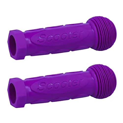 Gladeer Kids Scooter Handle Grips Replacement Handlebars for 2/3/4 Wheels Child Kick Push Scooters Bike Rocking Car, 2-Pack (Dark Purple) thumbnail 1