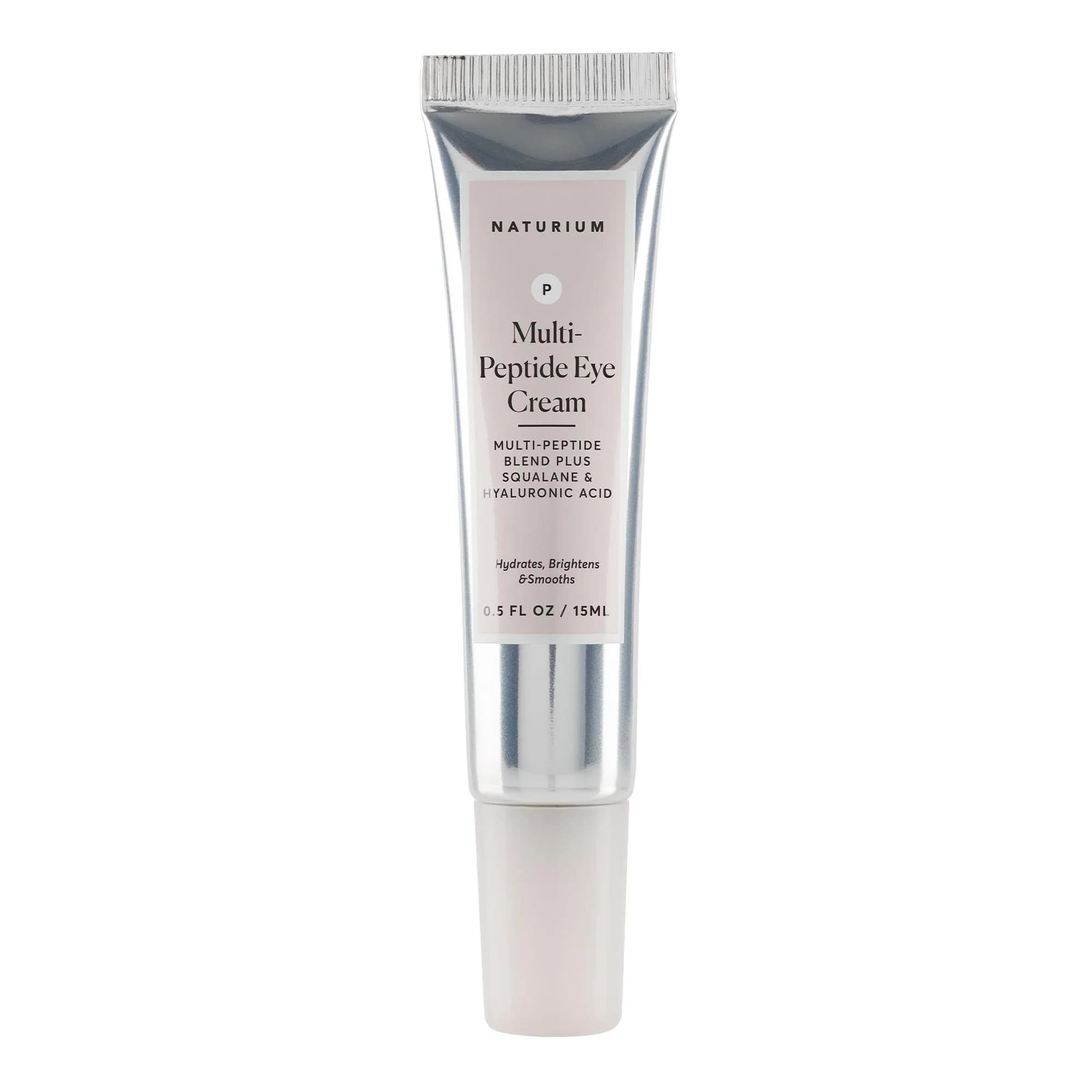 Naturium Multi-Peptide Eye Cream 0.5 oz (15 ml) | Smooths Fine Lines & Wrinkles