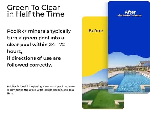 poolrx 4-Pack PoolRx+ Booster Black Swimming Pool Algaecide | Effective 6 Months, NSF Certified thumbnail 4