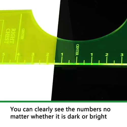 PLYXQ T-Shirt Alignment Ruler Guide 45.72cm (18") | Precise Vinyl & Sublimation Design Tool thumbnail 4
