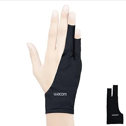 Wacom Artist Drawing Glove Black One-Size | Reduces Friction for Digital Art Creation thumbnail 1