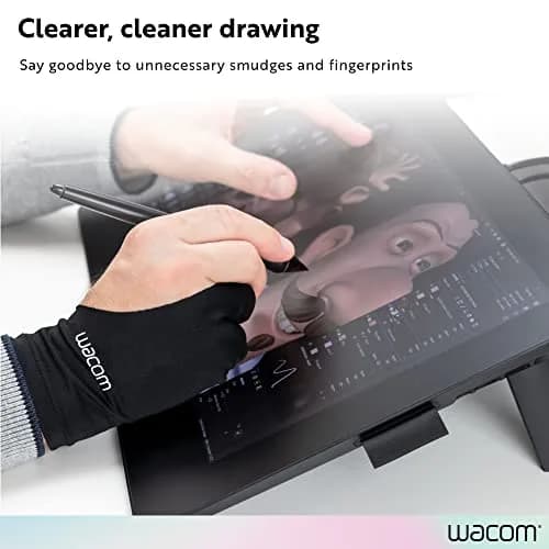 Wacom Artist Drawing Glove Black One-Size | Reduces Friction for Digital Art Creation thumbnail 5
