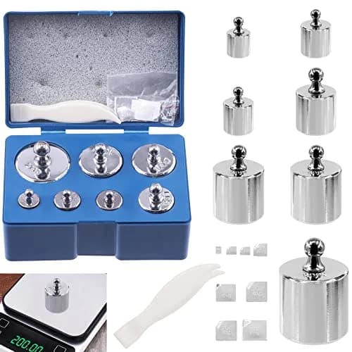 Rustark Precision Calibration Weight Set for Digital Balance Scale | Accurate Lab Weights (500g Set (Gram & Milligram)) thumbnail 1