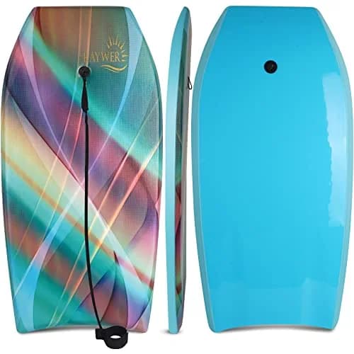 RAYWER Body Board Lightweight with EPS Core 33-INCH | Impact-Resistant, HDPE Slick Bottom, for Kids & Adults thumbnail 1