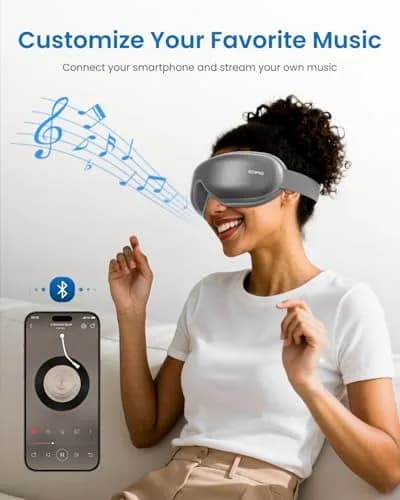 RENPHO Eyeris 1 Eye Massager with Heat | Heated Massage Eye Mask for Relaxation & Sleep thumbnail 4