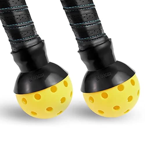 EASYPICK Pickleball Ball Retriever Picker Upper 2 Pack Black | Attaches to Paddle Without Bending thumbnail 1