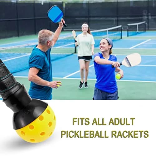 EASYPICK Pickleball Ball Retriever Picker Upper 2 Pack Black | Attaches to Paddle Without Bending thumbnail 3