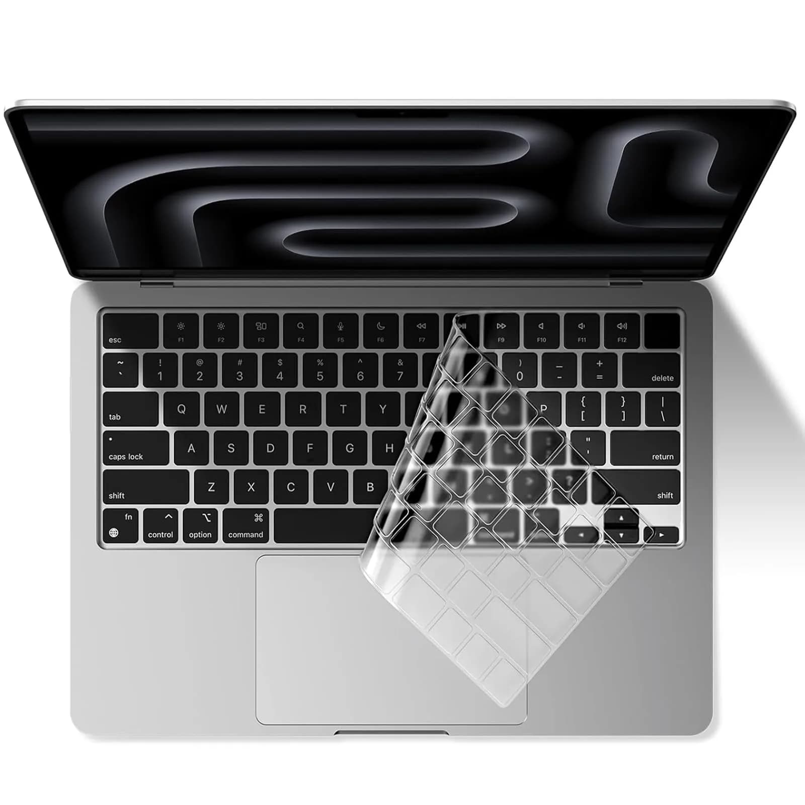 EooCoo Clear Keyboard Cover Skin Protector for MacBook Pro 14/16" & Air 13/15" | Ultra-Thin TPU - main product image