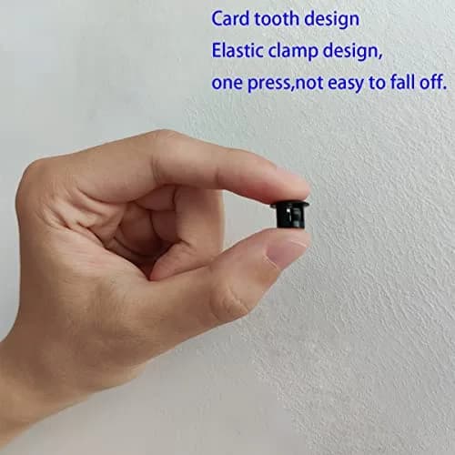 ZYYC Black Hole Plugs 8mm (5/16") Plastic Hole Plugs, 30 Pcs | For Furniture Cabinet Insert End Caps thumbnail 2