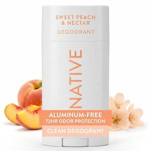 Native Natural Deodorant Sweet Peach & Nectar 75g (2.65oz) | 72-Hour Odor Control thumbnail 1