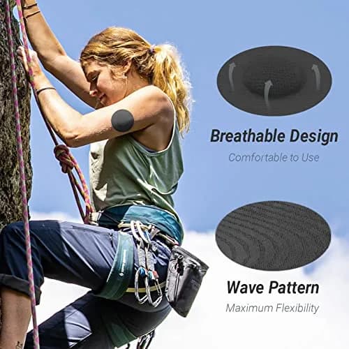 KOVOQ Black 25 Pack Libre 2 &Plus &Lingo Sensor Covers & Hardshell Cover | Hypoallergenic Adhesive Bandages thumbnail 8