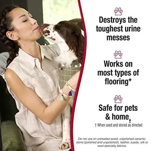 Nature's Miracle Dog Urine Destroyer Plus Foam 492ml (17.5 Fl Oz) | Enzymatic Cleaner for Tough Dog Urine Stains thumbnail 6