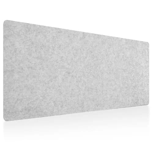 DAWNTREES Large Felt Desk Mat 100cm x 40cm (40"x16") | Smooth Glide & Non-Slip Grip thumbnail 1