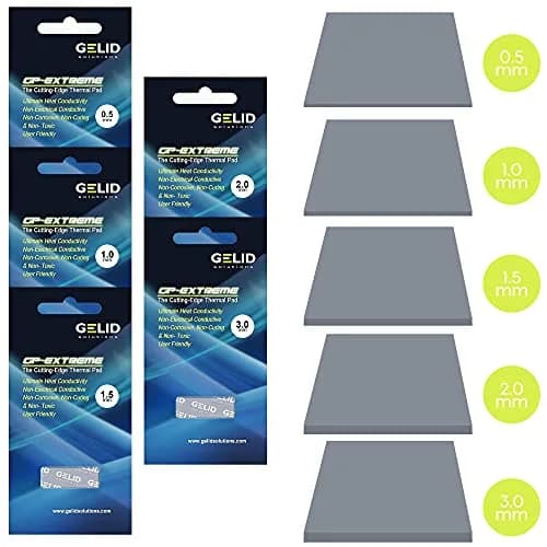 Gelid Solutions GP-Extreme 12W Thermal Pad 80x40x3.0mm (2-Pack) | High Conductivity Gap Filler for PCBs thumbnail 7