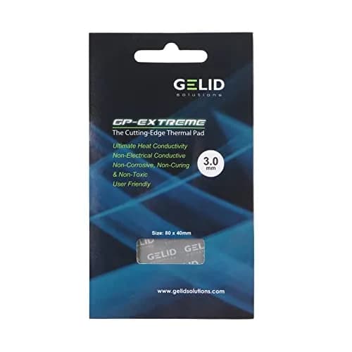 Gelid Solutions GP-Extreme 12W Thermal Pad 80x40x3.0mm (2-Pack) | High Conductivity Gap Filler for PCBs thumbnail 9