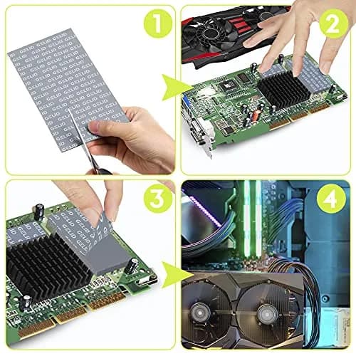 Gelid Solutions GP-Extreme 12W/mK Thermal Pad 80x40x1.5mm (2-Pack) | High Conductivity for GPUs, Laptops, Consoles thumbnail 2