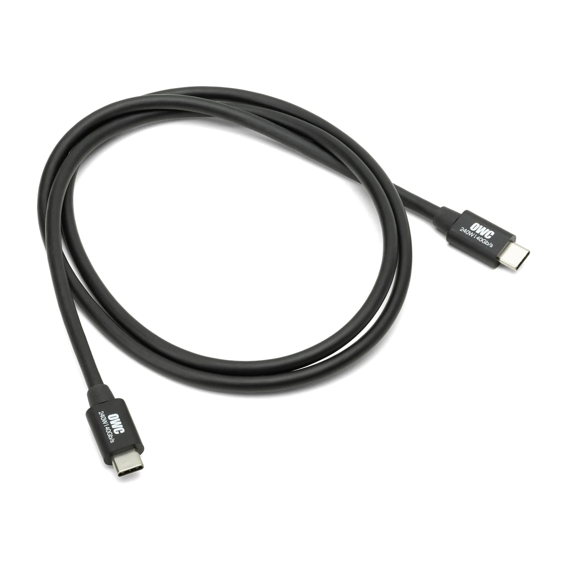OWC Thunderbolt 4 Active USB-C Cable 40Gb/s 100W 2.0m (78in) | 8K Display Ready
