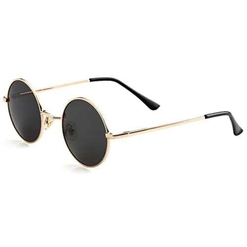 Kursan Small Round Polarized Sunglasses for Women Men | UV400 Protection, Lightweight, Retro Style thumbnail 3