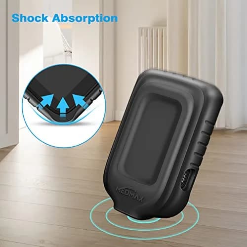 MEDMAX Silicone Case for Freestyle Libre 3 2 Reader | Black Protective Cover with Anti-Slip Grip thumbnail 3