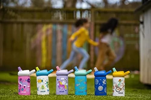 CamelBak Eddy+ Kids Stainless Steel Water Bottle 12oz (350ml) | School of Sharks thumbnail 6