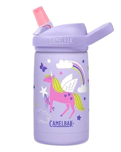 CamelBak Eddy+ Kids Stainless Steel Water Bottle 12oz (350ml) | Magic Unicorns thumbnail 1