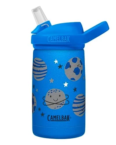 CamelBak Eddy+ Kids Stainless Steel Water Bottle 350ml (12oz) | Space Smiles thumbnail 1