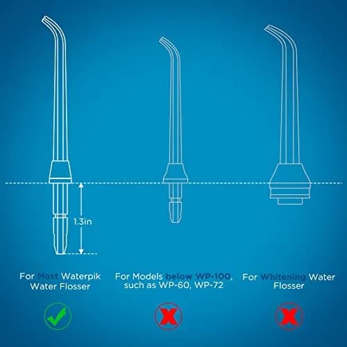 FreFeel Replacement Tongue Cleaner Tips for Waterpik Water Flosser, 6 Count (1.8 cm) | Freshens Breath thumbnail 2