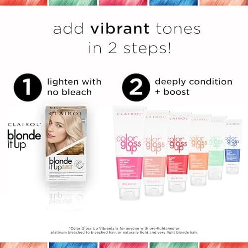 Clairol Color Gloss Up Temporary Hair Dye, Peach Please Hair Color 126ml (4.3 Fl Oz) | Vibrant Tones & Shine thumbnail 7