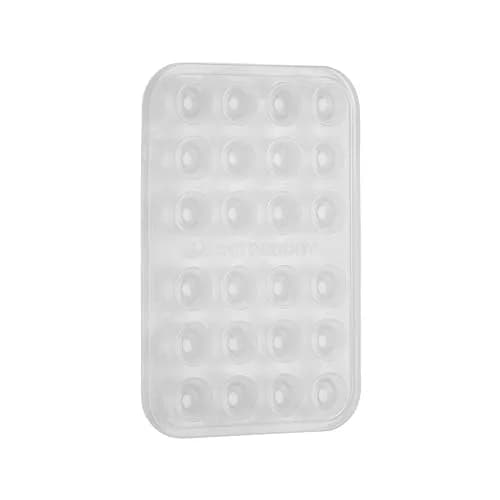 OCTOBUDDY Classic - Silicone Suction Phone Case Adhesive Mount, Transparent | Hands-Free, Waterproof, 24 Suction Cups for Stable Hold thumbnail 1