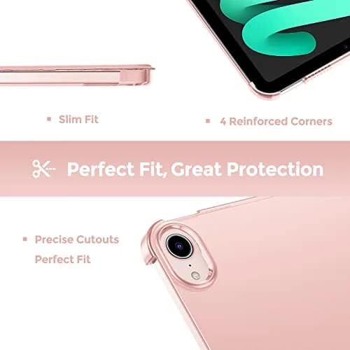 ProCase Smart Case for iPad mini 7 A17 Pro 2024/Mini 6 2021 8.3" -Pink | Slim, Protective & Supports Apple Pencil thumbnail 6
