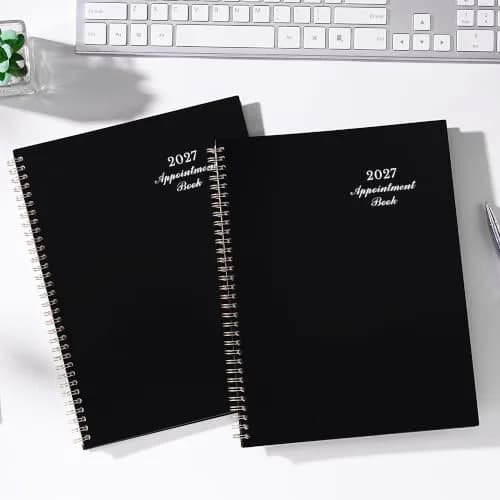 Indeme 2027 Appointment Book | Daily Hourly Planner, 9" x 11", Colorful Tabs, Lay-Flat Design thumbnail 2