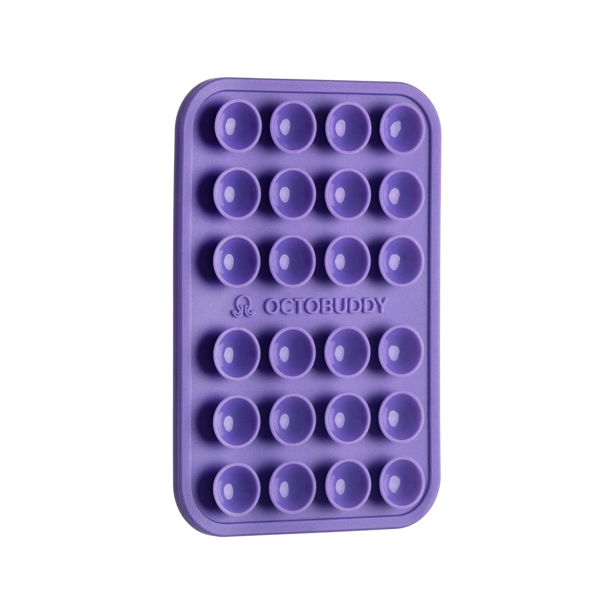 OCTOBUDDY Classic Silicone Suction Phone Mount, Wisteria | Hands-Free Content Creation for iPhone & Android