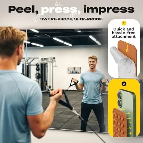OCTOBUDDY Classic Silicone Suction Phone Mount, Wisteria | Hands-Free Content Creation for iPhone & Android thumbnail 5