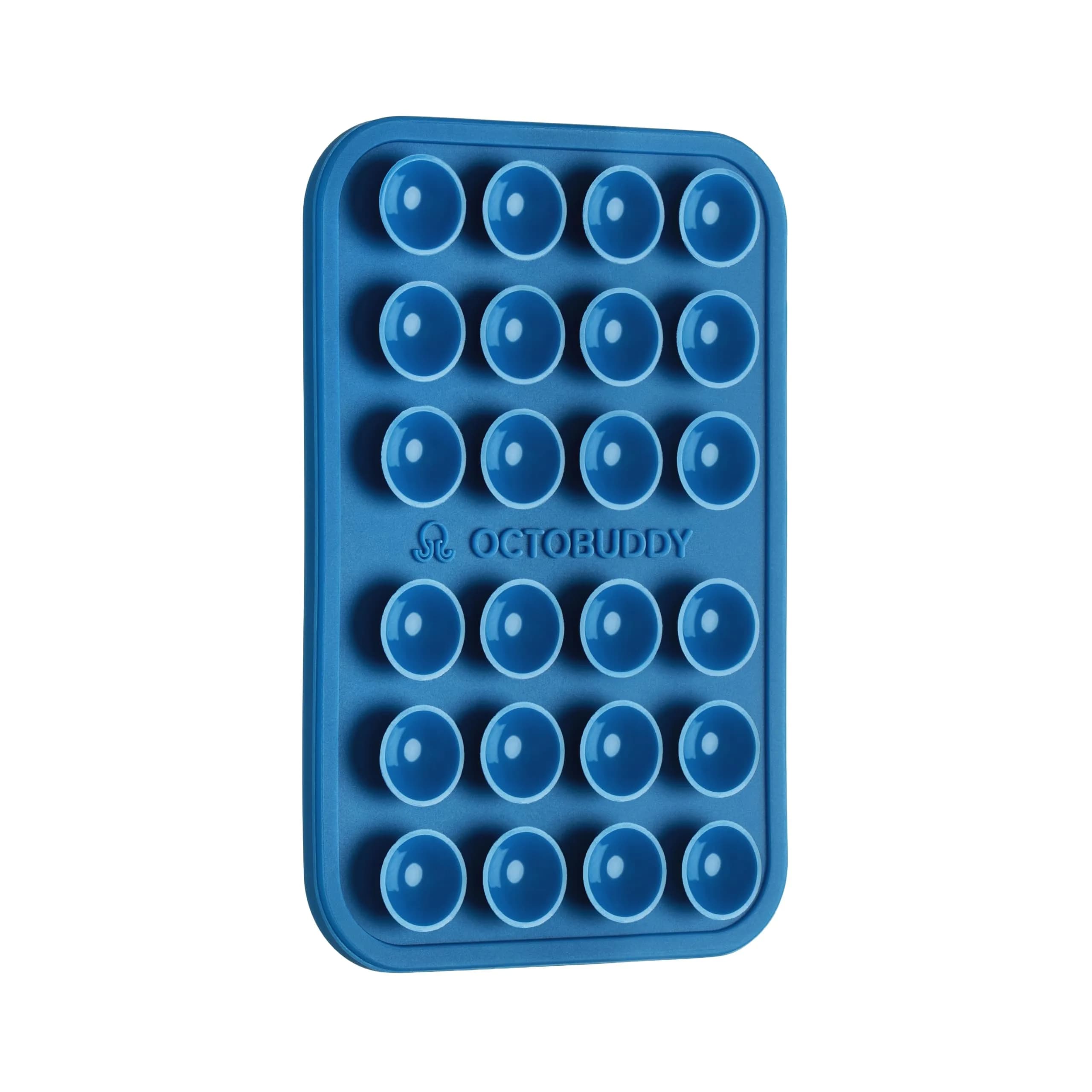 OCTOBUDDY Silicone Suction Phone Mount Blue Ashes | Hands-Free, Strong Grip for Content Creators