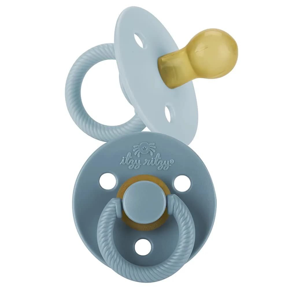 Itzy Ritzy Natural Rubber Pacifiers for 0-6 Mos | BPA-Free, Chic & Soothing - main product image