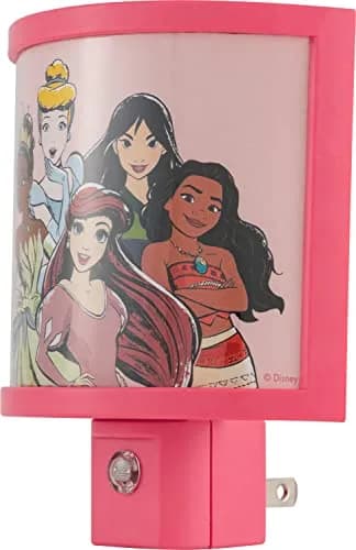 Disney Night Light LED Princess Wrap Shade Plug-in Dusk to Dawn | Safe, Energy-Efficient, UL-Certified for Nursery & Bathroom thumbnail 2