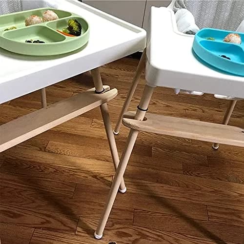 YYRZZ Natural Bamboo Wooden Footrest for IKEA Antilop High Chairs | 8.2cm (3.2in) thumbnail 2