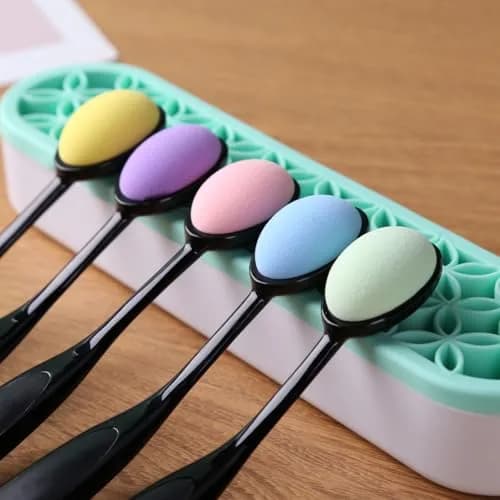 Briartw 5-Color Blending Sponge Brush Set with Brush Caps, 15cm (5.9 inch) | Ideal for Ink Blending & Art Painting thumbnail 4
