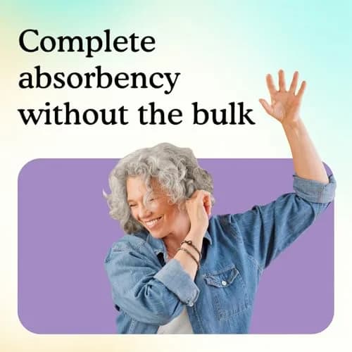 Because Incontinence Pads for Women - Extra Heavy Absorbency | 20 Count Nighttime Leak-Free Liners thumbnail 5