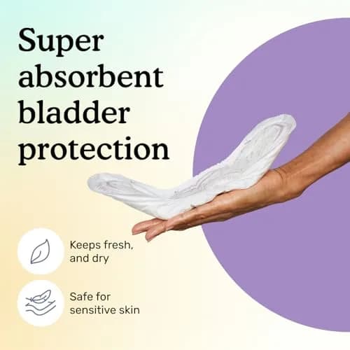 Because Incontinence Pads for Women - Extra Heavy Absorbency | 20 Count Nighttime Leak-Free Liners thumbnail 3